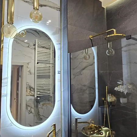 Lägenhet Golden Horizon Hanza Tower - & Sky View Szczecin