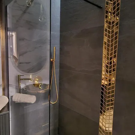 Golden Horizon Hanza Tower - & Sky View Lägenhet Szczecin