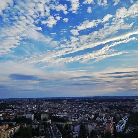 Golden Horizon Hanza Tower - & Sky View Lägenhet *
