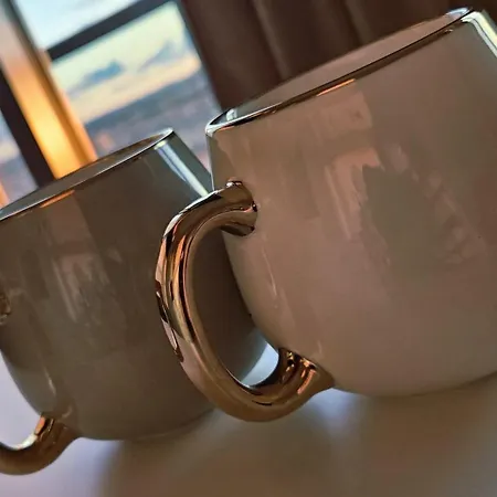 Golden Horizon Hanza Tower - & Sky View Lägenhet *