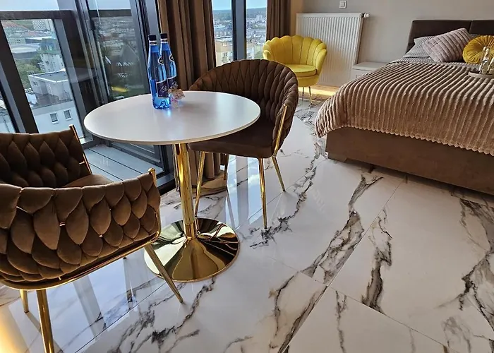 Golden Horizon Hanza Tower - & Sky View * シュチェチン