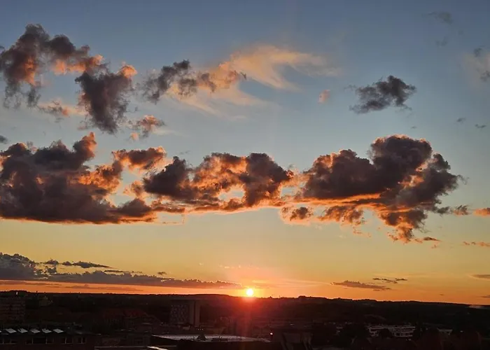 Lägenhet Golden Horizon Hanza Tower - & Sky View Szczecin
