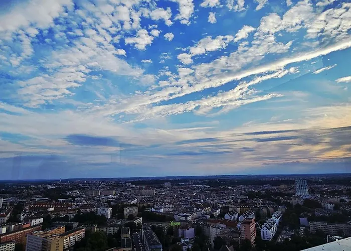 Golden Horizon Hanza Tower - & Sky View Lägenhet *