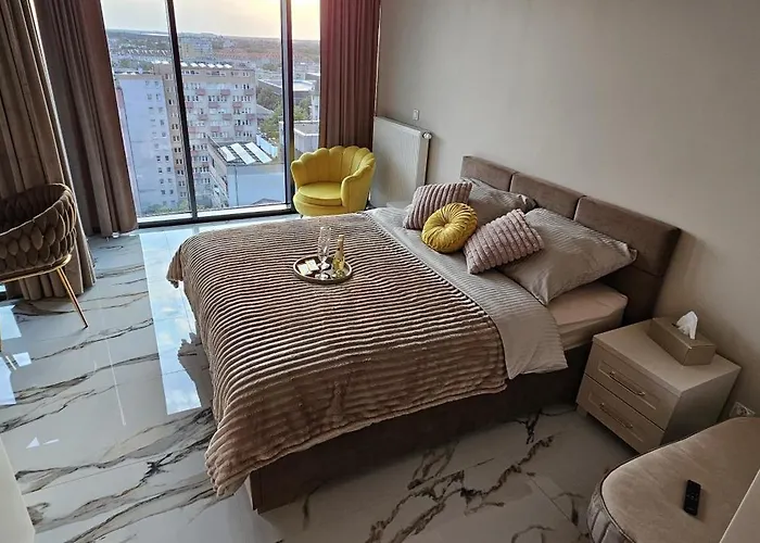 アパート Golden Horizon Hanza Tower - & Sky View *